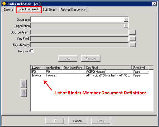 Binder Definition>Binder Documents